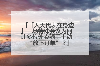 「人大代表在身边」一场特殊会议为何让多位外卖骑手主动“放下订单”？