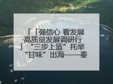 「强信心 看发展·高质量发展调研行」“三步上篮”托举“甘味”出海——秦州大樱桃高质量发展动作分解