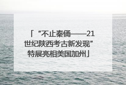 “不止秦俑——21世纪陕西考古新发现”特展亮相美国加州