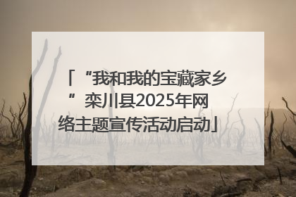 “我和我的宝藏家乡”栾川县2025年网络主题宣传活动启动