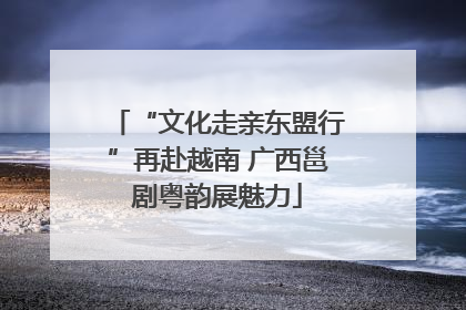 “文化走亲东盟行”再赴越南 广西邕剧粤韵展魅力