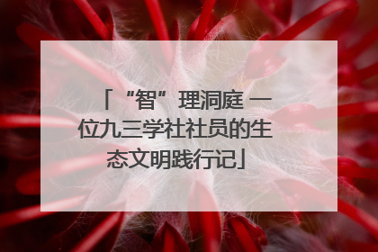 “智”理洞庭 一位九三学社社员的生态文明践行记