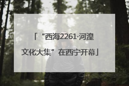 “西海2261·河湟文化大集”在西宁开幕