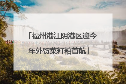 福州港江阴港区迎今年外贸菜籽粕首航