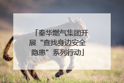 秦华燃气集团开展“查找身边安全隐患”系列行动