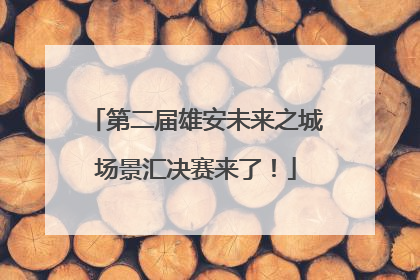 第二届雄安未来之城场景汇决赛来了！