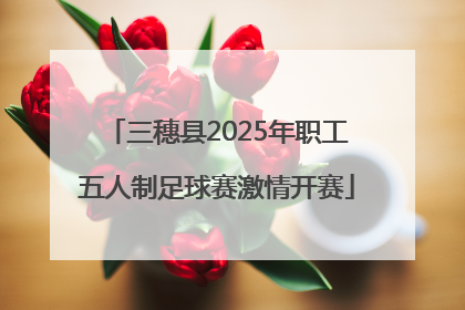 三穗县2025年职工五人制足球赛激情开赛