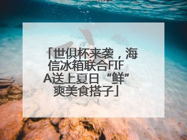 世俱杯来袭，海信冰箱联合FIFA送上夏日“鲜”爽美食搭子