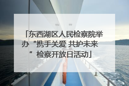 东西湖区人民检察院举办“携手关爱 共护未来”检察开放日活动