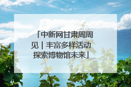 中新网甘肃周周见｜丰富多样活动探索博物馆未来