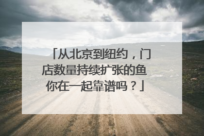 从北京到纽约，门店数量持续扩张的鱼你在一起靠谱吗？