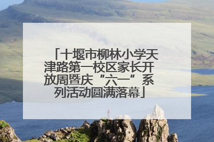 十堰市柳林小学天津路第一校区家长开放周暨庆“六一”系列活动圆满落幕