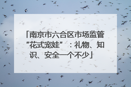 南京市六合区市场监管“花式宠娃”：礼物、知识、安全一个不少