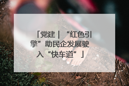党建｜“红色引擎”助民企发展驶入“快车道”