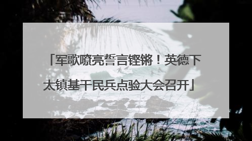 军歌嘹亮誓言铿锵！英德下太镇基干民兵点验大会召开