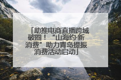 助推电商直播跨域破圈！“山海约·新消费”助力青岛提振消费活动启动