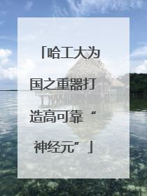 哈工大为国之重器打造高可靠“神经元”
