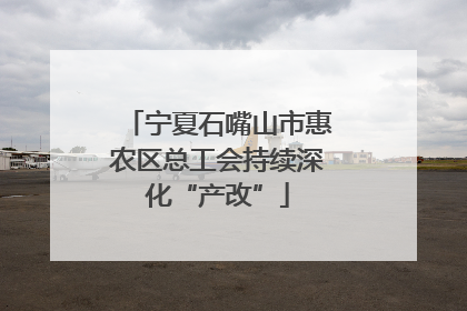 宁夏石嘴山市惠农区总工会持续深化“产改”