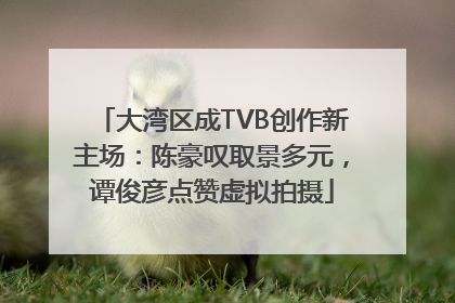 大湾区成TVB创作新主场：陈豪叹取景多元，谭俊彦点赞虚拟拍摄