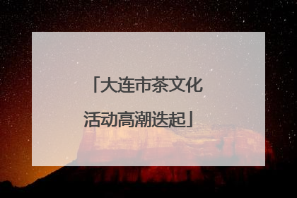 大连市茶文化活动高潮迭起