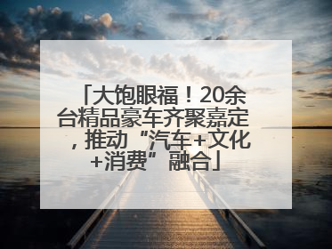 大饱眼福！20余台精品豪车齐聚嘉定，推动“汽车+文化+消费”融合