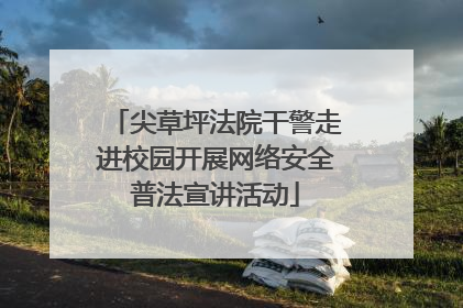 尖草坪法院干警走进校园开展网络安全普法宣讲活动