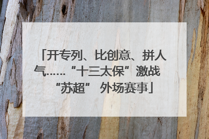 开专列、比创意、拼人气……“十三太保”激战“苏超” 外场赛事