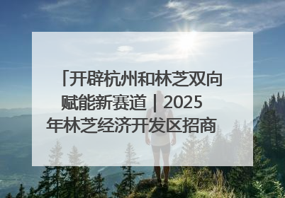 开辟杭州和林芝双向赋能新赛道｜2025年林芝经济开发区招商引资（杭州）推介展销活动在杭举办