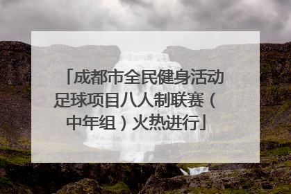 成都市全民健身活动足球项目八人制联赛（中年组）火热进行