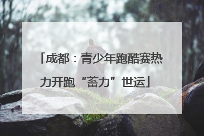 成都：青少年跑酷赛热力开跑“蓄力”世运