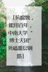 抗腐蚀，能用百年，中南大学“博士天团”死磕覆层钢筋