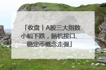 收盘丨A股三大指数小幅下跌，脑机接口、稳定币概念走强