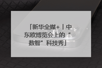 新华全媒+丨中东欧博览会上的“数智”科技秀