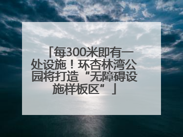 每300米即有一处设施！环杏林湾公园将打造“无障碍设施样板区”