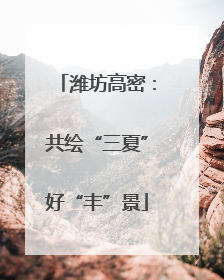 潍坊高密：共绘“三夏”好“丰”景