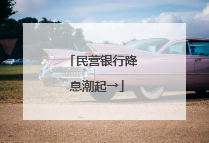民营银行降息潮起→