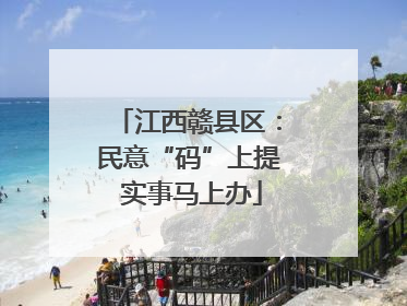 江西赣县区：民意“码”上提 实事马上办