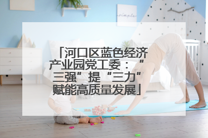 河口区蓝色经济产业园党工委：“三强”提“三力”赋能高质量发展