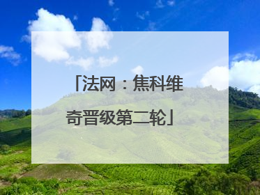 法网：焦科维奇晋级第二轮