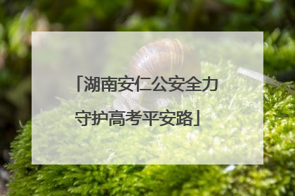 湖南安仁公安全力守护高考平安路