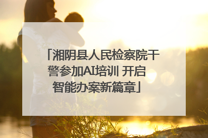 湘阴县人民检察院干警参加AI培训 开启智能办案新篇章