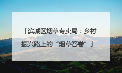 滨城区烟草专卖局：乡村振兴路上的“烟草答卷”