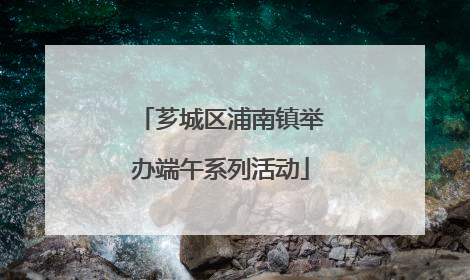 芗城区浦南镇举办端午系列活动