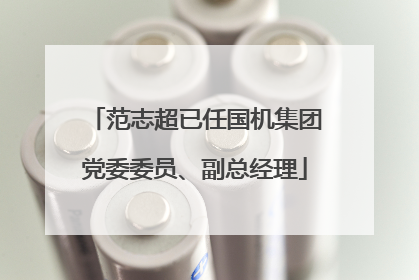 范志超已任国机集团党委委员、副总经理