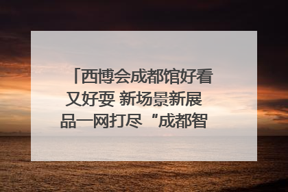 西博会成都馆好看又好耍 新场景新展品一网打尽“成都智造”｜西博视界