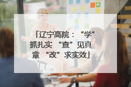 辽宁高院：“学”抓扎实 “查”见真章 “改”求实效