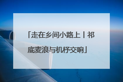 走在乡间小路上丨祁底麦浪与机杼交响