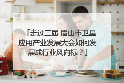 走过三届 眉山市卫星应用产业发展大会如何发展成行业风向标？