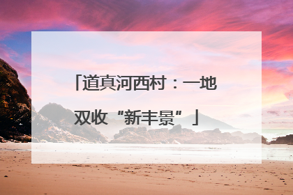 道真河西村：一地双收“新丰景”