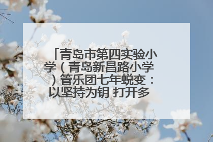 青岛市第四实验小学（青岛新昌路小学）管乐团七年蜕变：以坚持为钥 打开多元成长之门